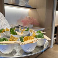 Disposable Bowl Deep Bagastro with Optional Lid - 2 sizes