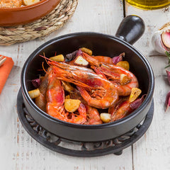 Black Terracotta Dish with handle