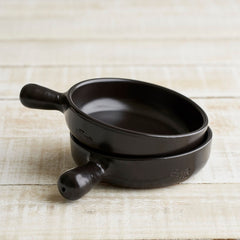 Regas Spanish Black dish with handle