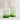 Beldi Tapered Wine glass Green 250ml & 350ml