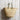 Florentine french market basket with olive leather handle