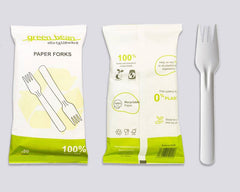 Disposable  Paper Cutlery - strong and with a pleasant mouthfeel  NEW!