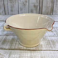 Spanish Terracotta Narrow Based  Bowls with Handles and Lip - 3 colours, 2 sizes