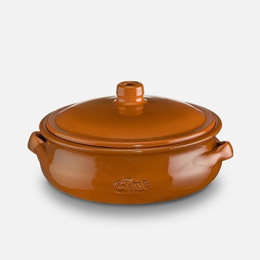Spanish Terracotta Casserole with Lid - 2 Sizes