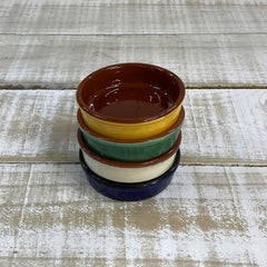 Spanish Terracotta Coloured Tapas Dishes - 3 sizes - 5 colours