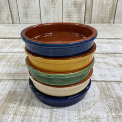 Spanish Terracotta Coloured Tapas Dishes - 3 Sizes - 4 Colours