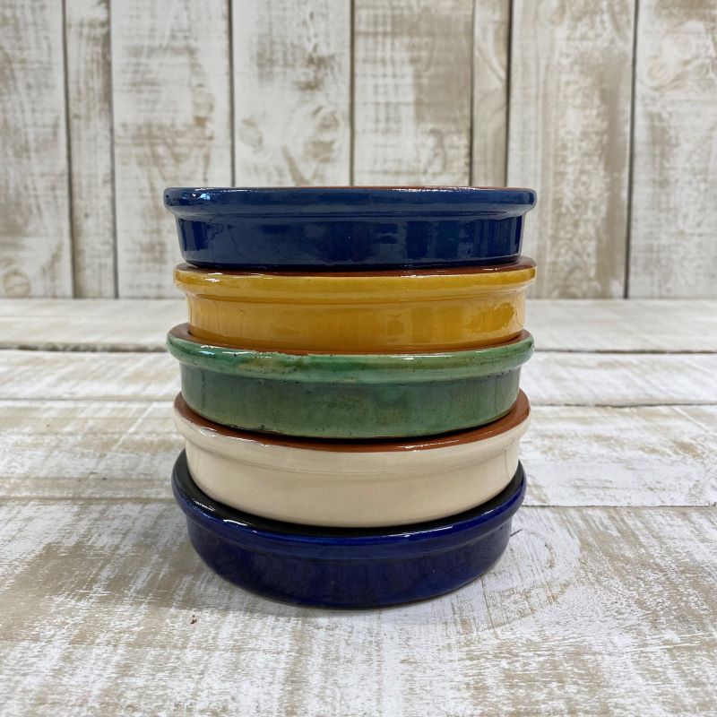 Spanish Terracotta Coloured Tapas Dishes - 3 sizes - 5 colours