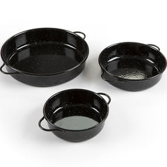 Spanish Straight Sided Enamel Cazuela - 5 sizes