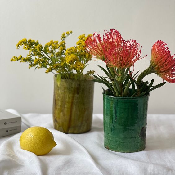 Tamegroute Vase - straight sided  - 2 colours, 2 sizes