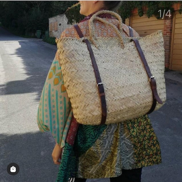 Moroccan Woven Backpack 