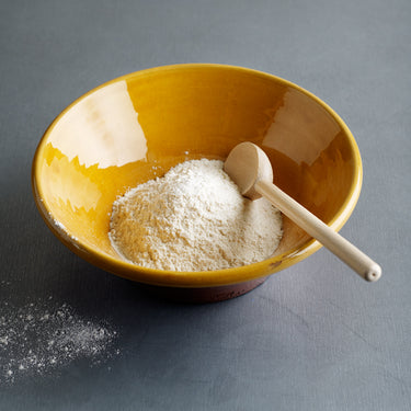 French made wooden mixing spoon