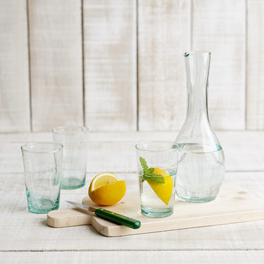 Beldi straight glasses with carafe 