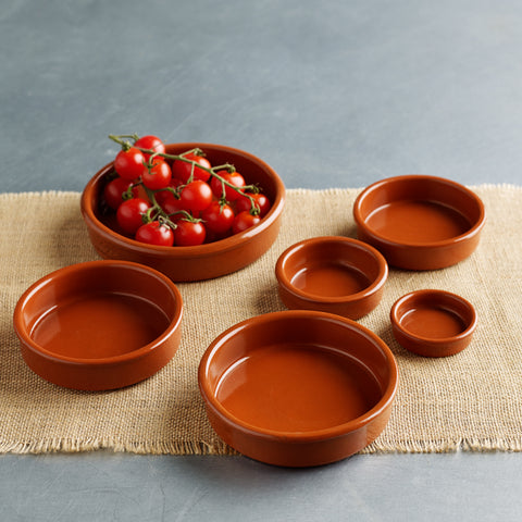 Spanish Terracotta Tapas Dishes - 6 sizes