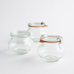 Deco Glass Preserving Jar - 3 sizes