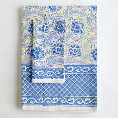 Malabar tablecloth and napkin 