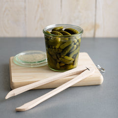 Wooden Pickle Tong - made in France 