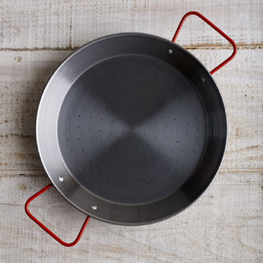 Spanish Made Paella pan polished steel 