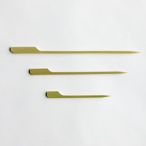 Bamboo Paddle Skewer - Tepokushi - in 3 sizes, 50 per box