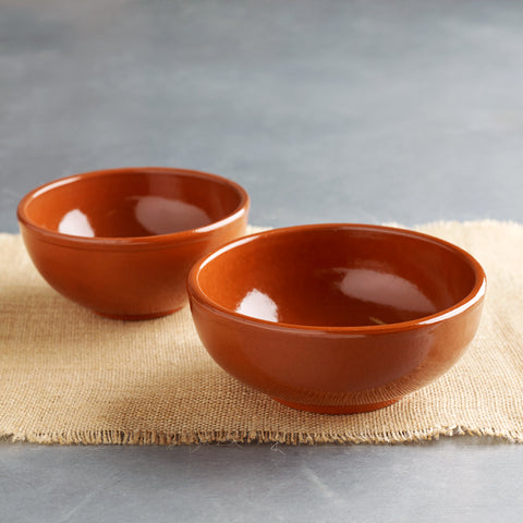 Spanish Terracotta Soup Bowls