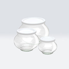 WK deco jars Keep Fresh lids 