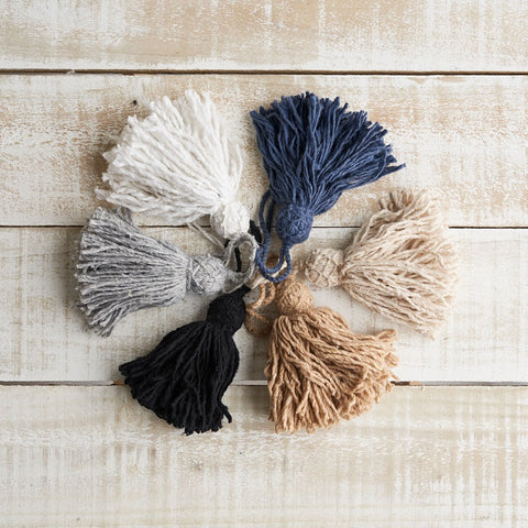 Wool Tassels made in Morocco  - 6 colours