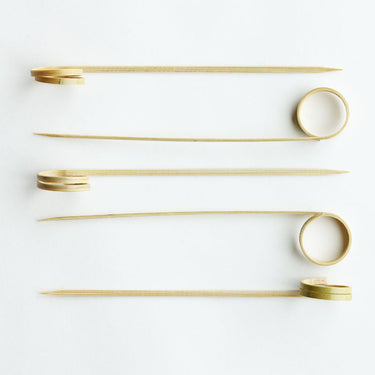 Side Twist Bamboo skewer 12cm